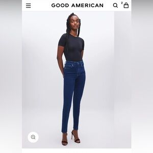 Good American Dark Blue Skinny Jeans